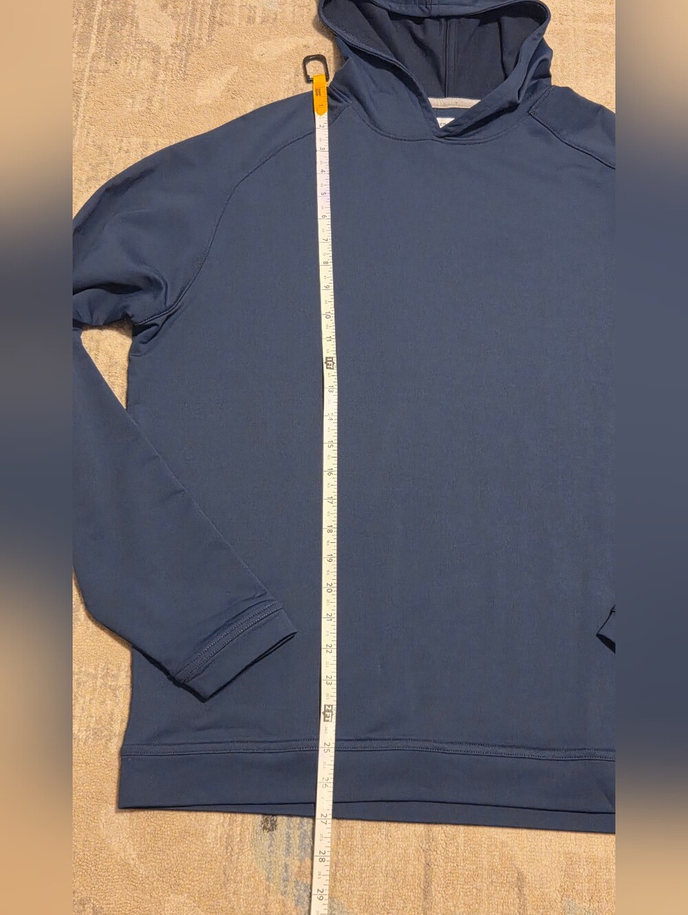 Peter Millar Pine Performance Hoodie. Navy. Size M. EUC - Picture 6 of 7